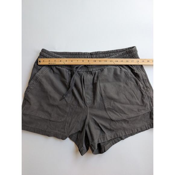 Athleta Farallon Shorts Women's 18 Olive Army Green Pockets Drawstring - Picture 7 of 10